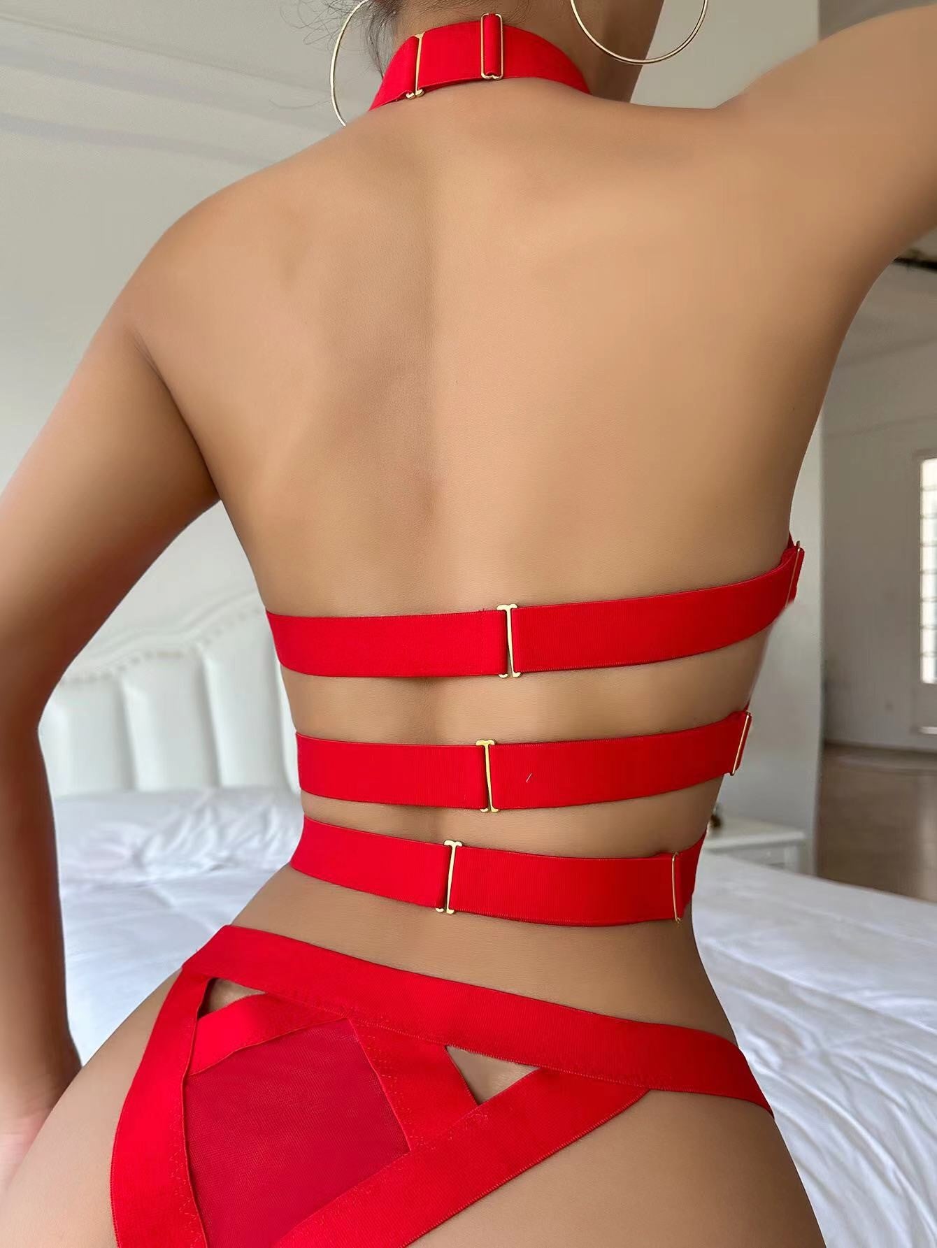 Conjunto Rojo Tiras