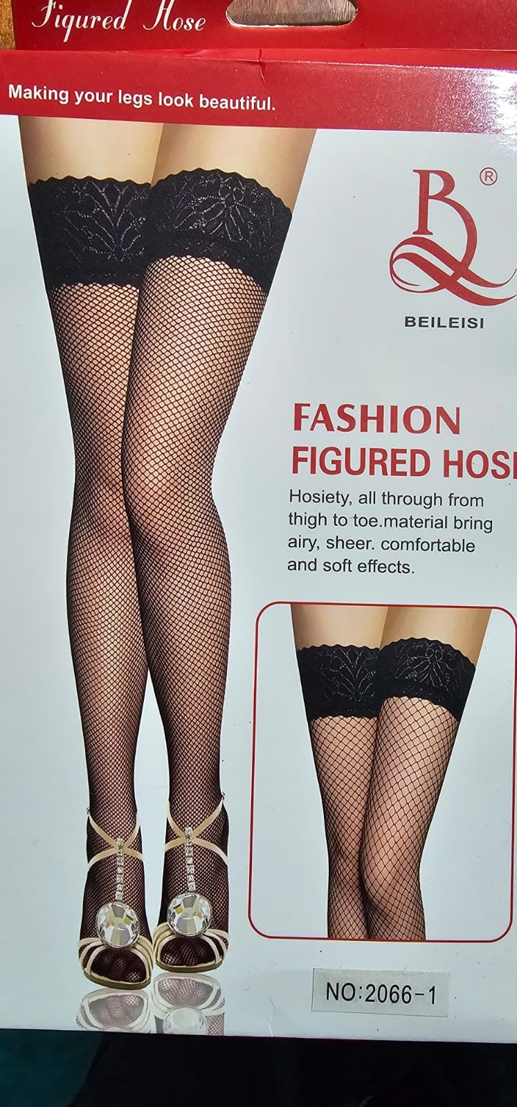 MEDIAS ENCAJE NEGRAS