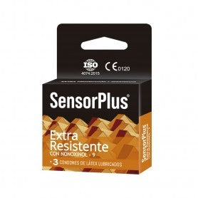 Preservativos Sensor Plus - Extra Resistente Con Nonoxynol-9