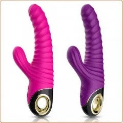 Vibrador roscado juguetes sexuales femeninos.
