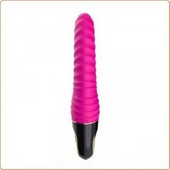 Vibrador roscado juguetes sexuales femeninos.