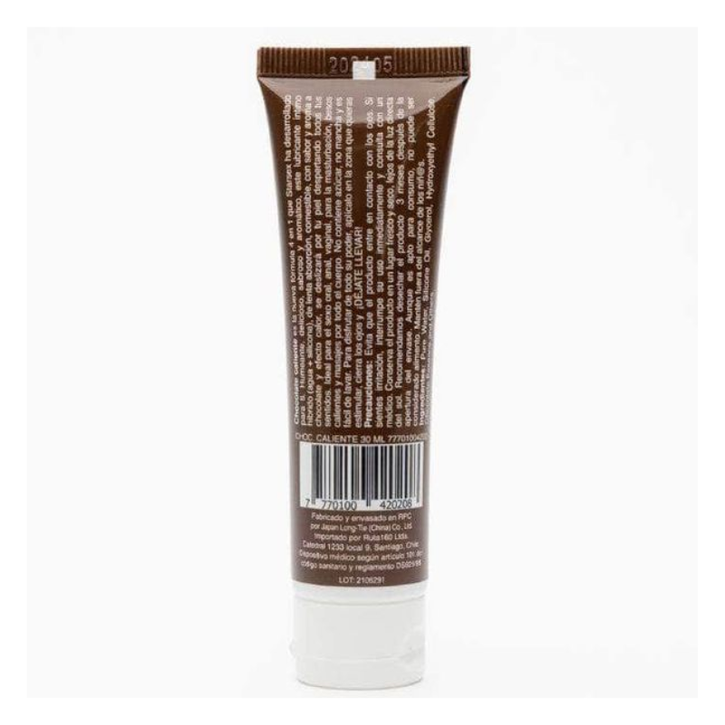 Lubricante Chocolate Caliente 4 en 1