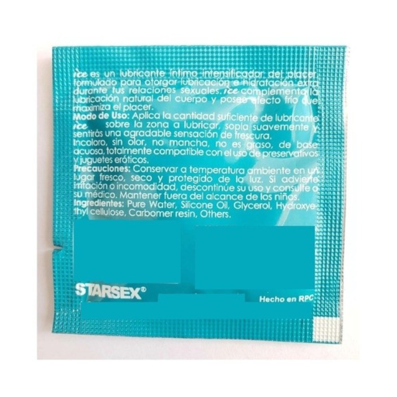 Sachet Lubricante Ice