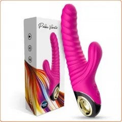 Vibrador roscado juguetes sexuales femeninos.